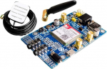 SIM808 moodul GSM GPRS GPS arendusplaat IPX SMA koos GPS GSM antenniga