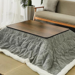 Kotatsu k&uuml;ttelaua komplekt Lauad Jaapani stiilis Kotatsu ja Futon komplekt Jaapani m&ouml;&ouml;bel Kotatsu laud 4-osaline komplekt Jaapani stiilis k&uuml;ttelaua Futon vaipk&uuml;ttega elutuppa (75 x 75 x