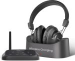 Avantree HT5009 Plus juhtmevabad k&otilde;rvaklapid teleri ja TV jaoks, Qualcomm Bluetooth 5.3 k&otilde;rvaklapid aptX Adaptive'iga, Voice Clear eakatele, Pass-Through, eraldi laadimisjaam, 50 tundi kestev m&auml;nguaeg