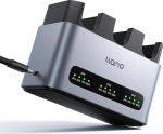 llano LP-E6NH Charger 30W LP-E6P 3-Bay Fast Charger Intelligent Digital Display Compatible with Canon EOS R5, R6, R7, R, EOS 5D Mark IV, 5D Mark III, 5DS, 5DS R, 5D Mark II, 6D Camera Battery