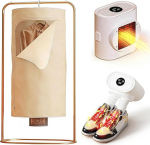 3-in-1 riidekuivati PTC-k&uuml;tteseadmega, kinga-/kuivatusmasin ja ventilaatoriga, 600 W 360&deg; kuuma &otilde;huga, kuni 10 kg v&otilde;imsusega, sisaldab kuivamiskotti ja kaugjuhtimispulti.