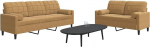 Homgoday pruun 2/3 istekohaga diivan komplekt samet ja metall 137/197 cm mudel3278418 Mudel3278418