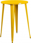 Flash Furniture Philip 30" &uuml;mmargune baarilaua, kollane, sise- ja v&auml;listingimustes