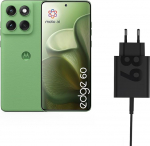 Motorola Edge 60 nutitelefon Pantone Shamrock + Motorola 68W TurboPower laadija
