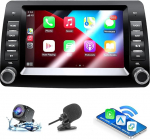 Autoraadio Fiat Panda 169 (2003-2012) Android Car ja CarPlay juhtmevaba, Bluetooth autoraadio Android Stereo koos tagurduskaamera/Mikrofoni/CANbus Box/WiFi/App Store 2G+32G abil