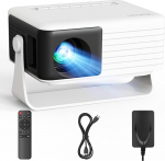 YOTON Mini-Projektor - 1080P Full HD toetzter tragbarer Projektor Y3, Handy-Projektor f&uuml;r Heimkino, Film, Cartoon, kompatibel mit PC/Tablet/Fire Stick/iOS und Android-Handys