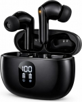 ZZU juhtmevabad k&otilde;rvaklapid Bluetooth 5.3 Sport k&otilde;rvaklapid Stereo Deep Bass Black