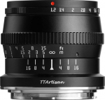 TT Artisan 50 mm F1.2 APS-C Lens Connection Leica L Sigma Panasonic Black Manual Focus Optical Structure 11 Elements in 7 Groups TTAL5012LLB Black