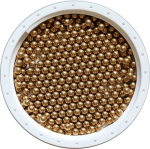 Tahke messingist pall H62 Puhas messingist tahke vaskpall T&auml;pne vaskpall l&auml;bim&otilde;&otilde;t 4.0mm Tahke v&auml;ike vaskpall 4.0mm [100 tk]