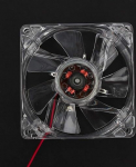 Annadue Blue LED 80mm PC arvutikarbi ventilaator vaikseks ja stiilseks jahutuseks