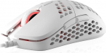 HK Gaming Mira S Ultralight Honeycomb Pattern Ambidextrous Wired RGB Gaming Mouse - 6 nuppu - 12,000 CPI - 61 g (Mira-S, valge)