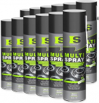 Spraytive Multi Spray 12 x 500 ml - 5-in-1 Creeping Oil & Multifunctional Oil - Rust Remover, Lubricant, Contact Spray, Cleaner & Corrosion Protection - All-Purpose Oil - Made in Germany