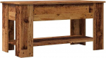 vidaXL kohvilaud antiikpuu v&auml;limusega 101 x 49 x 52 cm puidust materjalist kohvilaud reguleeritava k&otilde;rgusega diivanilaud k&uuml;lglaud reguleeritava k&otilde;rgusega k&uuml;lglaud