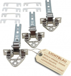 Lichtblau k&uuml;lmiku ukse saranate komplekt 3 tk 268698, 00268698, 268699, 00268699 I Sobib Bosch ja Siemens I Miele 3 tk 5554870, K&uuml;ppersbusch 432467 Saranate komplekt k&uuml;lmiku uksele