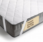 SoNiT home decor Single Bed Topper - Topper for Single Bed 80 x 190 cm - Mattress Topper - Temperature Regulating - Dimensionally Stable - Made in Italy