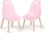 B. toys - Kid Century Modern: Toolide komplekt - roosa - Laste toolide komplekt - 2 tooli - roosa - Trendikas m&ouml;&ouml;bel v&auml;ikelastele, lastele - naturaalsed puidust jalad
