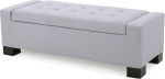 Christopher Knight Home Rothwell Storage Ottoman, Light Grey