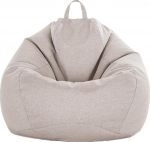 PRIOKNIKO Bean Bag Lazy Diivan Bean Bag Tatami Single Living Room Furniture Bean Bag Unlined 70 cm x 80 cm Beež (ilma t&auml;iteaineta)