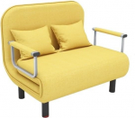 WANJEX Sofas und Couchen Klappbares Schlafsofa, Einzel- und Doppelsofa f&uuml;r das Homeoffice, kleines Sofa f&uuml;r Wohnzimmer, Ecksofa, Schlafzimmer, Salon, B&uuml;ro