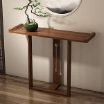 PQXQZ Konsolentisch f&uuml;r Den Eingangsbereich Schmales Holzregal f&uuml;r Wohnzimmer Schlafzimmer Flur Diele Eingangsbereich(Brown,160x30x80cm)