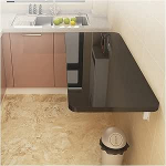 An der Wand montierter Klapptisch f&uuml;r die K&uuml;che, Fr&uuml;hst&uuml;cksbartisch, Kleiner Esstisch mit Klappblatt, Schreibtisch f&uuml;r das Home-Office, Waschk&uuml;che