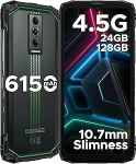 DOOGEE Blade 10 Energy Outdoor mobiiltelefon Android 15, 24GB RAM/128GB ROM (2TB), 4.5G 6150mAh aku, 10.7mm Ultra Thin Outdoor nutitelefon, 6.56 tolli HD + 90Hz, 16MP + 8MP kaamera, 3 kaardipesa/NFC
