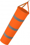 2 x Tuulestik Tuulestik ilmastikukindel v&auml;ljas oranž lennujaamas aed patio muru 150cm