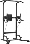 Power Tower Dip Station Klimmzugstange Freistehend H&ouml;henverstellbar von 170-220cm Multifunktionale Kraftstation Kraftturm Trainingsger&auml;t f&uuml;r Zuhause Pull Up Bar