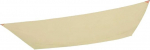 AKTIVE Rectangular Awning 300 x 200 cm, Beige, 160 g/m&sup2; Polyester Fabric, Sun Protection for Garden or Patio, Includes Mounting Ropes, Metal Rings, Easy to Assemble (53917)