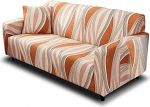MIDODO Printed Couch Cover Stretch Sofa Cover Patterned Sofas Seat Covers for 3 Cushions Couch Set SX (3 Seater/Large 2 Seater)