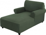 Arm Chaise Lounge Chair Stretch Sofa Slipcover for Living Room Double Arm Lounge Chair Furniture Protector for Bedroom Machine Washable (Patrina)