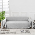 MEETSKY Sofabez&uuml;ge, L-Form, Couchbezug, Sofa-&Uuml;berwurf, Sofa-Schonbezug zum Liegen, vielseitig einsetzbar, dekorativ f&uuml;r waschbar, Couchschutz f&uuml;r Haustiere, Kinder (gro&szlig;: 180,3 x 259,1 cm, Hellgrau)
