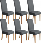 Amazon Basics komplekt 6 Stretch s&ouml;&ouml;gitool Slipcovers, tumehall