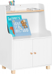 SoBuy KMB84-W Children's Shelf, Bookcase, Children's Room, Shelf, Storage Shelf for Children, Children's Room, Furniture, White, Width Approx. 60 x 87 x 35 cm