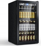 JUMMICO 93L joogik&uuml;lmik: K&uuml;lmavaba, &auml;&auml;rmiselt vaikne ja energias&auml;&auml;stlik. Ruumi 126 purgile, 4 reguleeritava k&otilde;rgusega riiulit - Elegantne disain baari, elutuppa ja kodukontorisse.