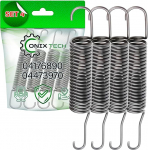 Komplektis on neli vedru Miele pesumasina trumli jaoks sobivat vedru, mille originaalkoodid on 4176890 ja 4473970. ONIX TECH