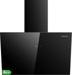 Gasland Chef AR60BS peata pliidikupu 60 cm ringlus, vaikne pliidikupu v&auml;ljat&otilde;mbeseade energiat&otilde;husus A++, 524 m&sup3;/h, aktiivs&ouml;efilter, 9-tasemeline puutetundlik juhtimine, seinale paigaldatav