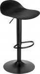 Baroni Home Baaritooli reguleeritava k&otilde;rgusega, baaritool kriimustuskindla aluse ja jalatoega, baaritooli k&ouml;&ouml;gi, restorani ja baari jaoks, 41 x 40 x 64-86 cm, 1 tk, must