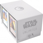 Gamegenic, Star Wars: Unlimited Double Deck Pod (White/Black)