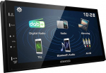 KENWOOD DMX129DAB - 17,3 cm (6,8 tolli) digitaalne meedia AV-vastuv&otilde;tja koos Quick Boot & Android USB peegliga (4 x 45 W, DSP, DAB+/FM, BT, 3x Pre-Out 2V, USB, iPod/iPhone Control)