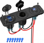 QC 3.0 USB-pistikupesa, autolaadija pistikupesa, 12 V paneel