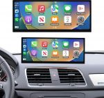 Ninetom autoraadio 12,3-tolline puuteekraan koos juhtmevaba Carplay & Android autoga 2013-2018 Audi Q3 3G MMI/RMC s&uuml;steemiga, tugi Mirrorlink, kaamera, navigatsioon, Siri, muusika