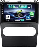 [2+64G] SIXWIN Android 13 autoraadio Mercedes-Benz B-klassile/A-klassile 2008-2011 koos Carplay/Android Auto/Mirrorlinkiga, 9-tolline HD puuteekraan koos GPS WiFi FM/RDS Bluetooth + mikrofoniga
