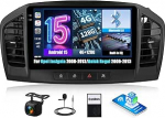 OiLiehu 4G+128G Android Autoradio f&uuml;r Opel Insignia 2008-2013/Buick Regal 2009-2013 Carplay Android Auto Autoradio Mit Bildschirm 9" mit Bluetooth FM RDS GPS WiFi SWC EQ R&uuml;ckfahrkamera