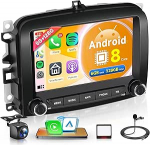 6G+128G 8 Core Wireless Carplay Androidi autoraadio Fiat 500L 2013-2019 jaoks