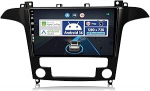 Android 12 autoraadio Ford S-Max (2007-2008) - tagurduskaamera tasuta - 2G + 32G - IPS 9-tolline 2 DIN - DAB roolijuhtimispult WiFi Carplay Android auto Bluetooth DSP