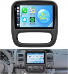 Roinvou 4+64G Android 15 autoraadio Opel Vivaro B/Renault Trafic/Fiat Talento/Nissan NV300 Carplay Android Car, 9-tolline autoraadio Incell puuteekraaniga GPS-navigatsiooniga Bluetooth EQ WiFi RDS FM SWC