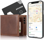 ATUVOS Wallet Tracker Card Thin 1,6 mm, Smart Bluetooth Air Tag kaart &uuml;hildub Apple'iga Kus on? App (ainult iOS, Android ei toeta), esemete otsija reisikohvri/k&auml;ekoti/k&auml;ekoti/kotiriietuse ja muu jaoks.