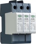 GEYA Solar PV madalpinge &uuml;lepingekaitse DIN Rail 20KA-40KA Surge Arrester Lightning Protection DC (3P, DC600V)