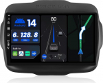 BXLIYER - 6G+128G, Octa Core - Android 14 autoraadio Jeep Renegade'ile (2015-2018) - Traadita CarPlay/Android Car/DSP - Kaamera ja MIC - IPS 9-tolline 2 DIN - DAB roolijuhtimine 360-CAM Dual-Band